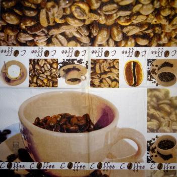 045 Kaffee / Cafe - 3-lagig - Home Fashion